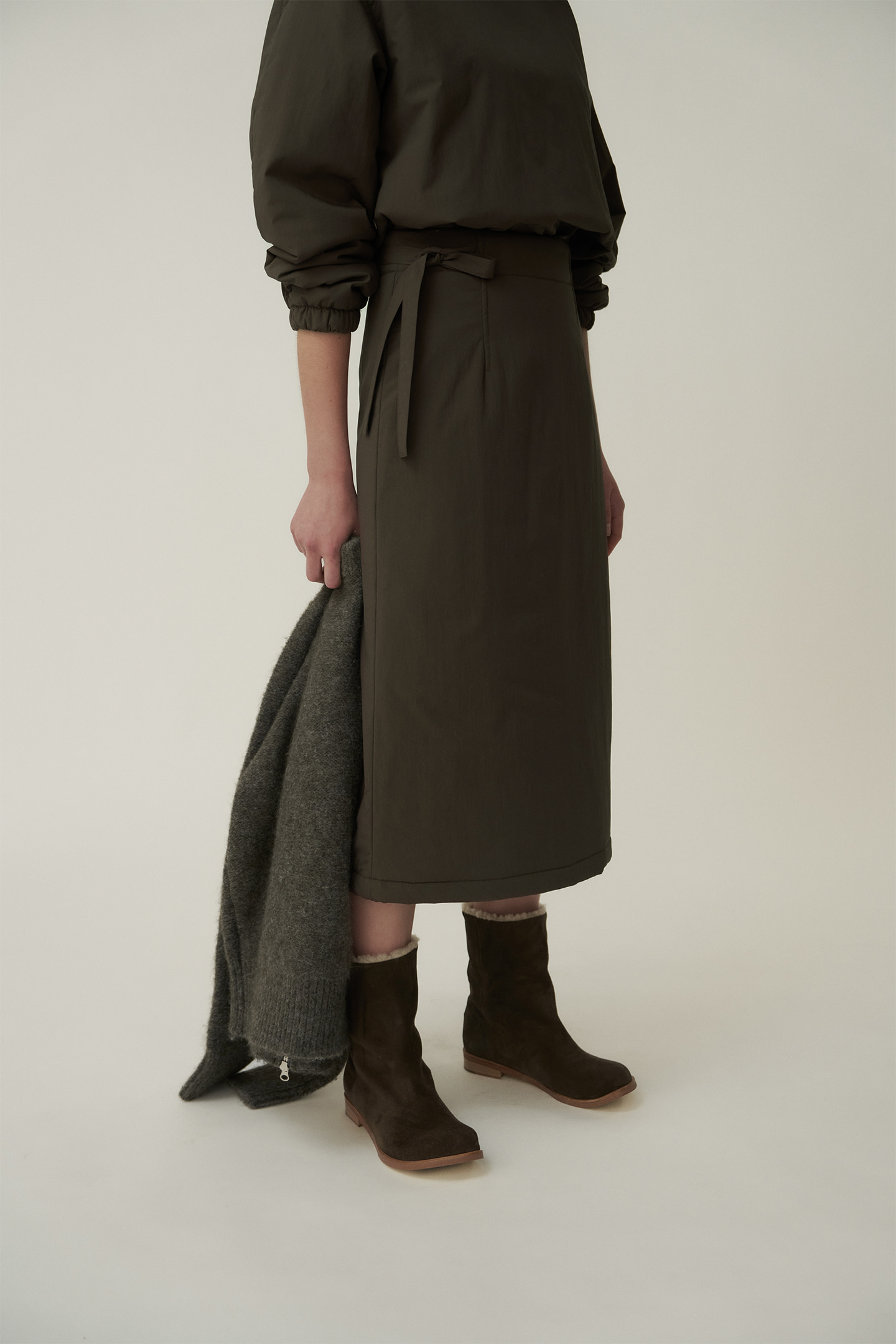 Padded skirt (cedar brown)